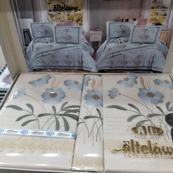 طقم ملايه 6ق لافندر التلاوي