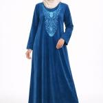 عباية قطيفة مودة سوستة تطريز علي الصدر حاص