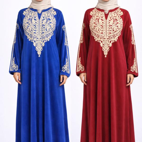 عبايه العيسوي قطيفه تطريز ع الصدر