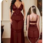 قميص موكا تل طويل فاتحة من الظهر7