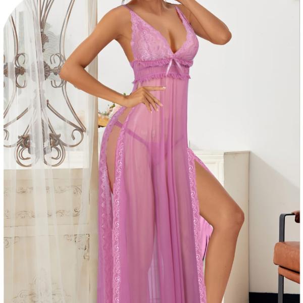 قميص موكا تل طويل مفتوح من الجنب19